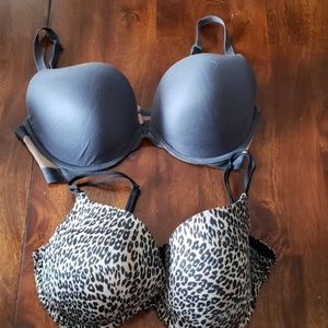 Lot of 2 Victorias Secret Bras 36DD